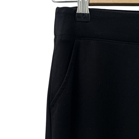 Max Studio Easy Wide Leg Black Pull on Stretch Yoga Dress Pants Women XS - Picture 4 of 13